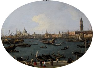 Vista del Bacino di San Marco en Venecia de Giovanni Antonio Canal